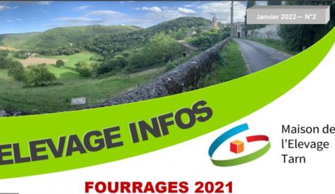 Tarn Elevage Info n°2: Fourrages 2021